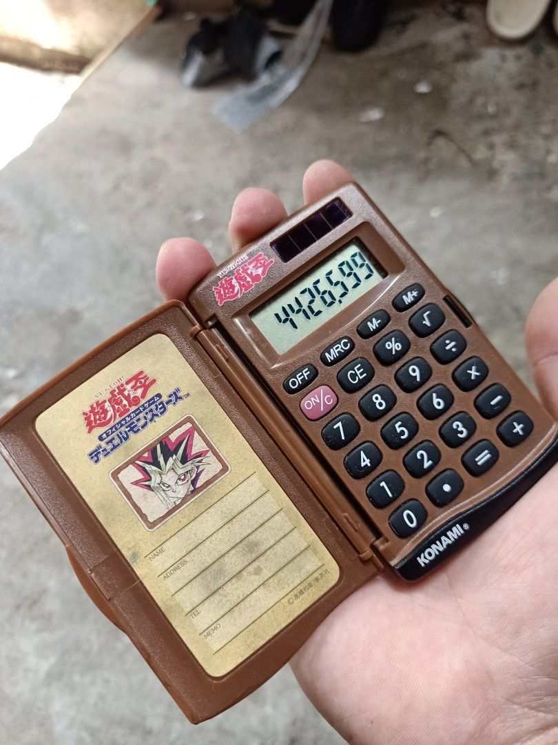 Yu-Gi-oh Vintage Calculator (working) 450 (Category: Office & Business Technology) located in Manila. Submitted by jo_daph (Listing ID 1349887228, Image 2). Description: Yu-Gi-oh Vintage Calculator (working) 450.