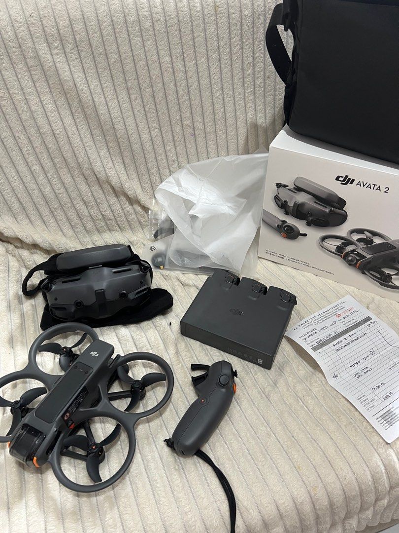 ALMOST BNEW DJI AVATA 2 FMC (Category: Drones) located in Quezon City. Submitted by jerome2929 (Listing ID 1349965669, Image 2). Description: FOR SALE/SWAP SA GAMING PC SET YUNG WILLING TO ADD CASH DJI AVATA 2 FMC ALMOST BNEW PURCHASED JANUARY 1 2025 COMPLETE ALL WITH BOX AND RECEIPT NO ISSUE NOVALICHES AREA.