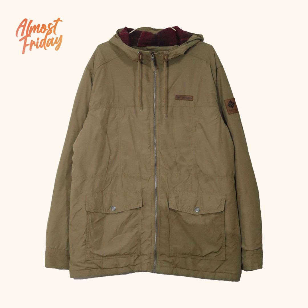 COLUMBIA Brown Plus Size Winter Jacket (Preloved) XL (Category: Coats, Jackets and Outerwear) located in Catarman. Submitted by almostfridayph (Listing ID 1350042324, Image 1). Description: Brand: COLUMBIA Condition: Very Good, with signs of usage. Kindly check photos Size: XL Php 980 Dimensions Chest: 27" Length: 32" Kindly manage your expectations. Our items are thrifted but in excellent condition NO RETURN, NO EXCHANGE Actual product color may