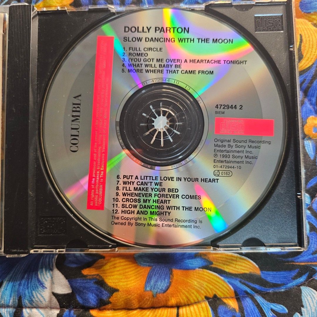Dolly Parton - Slow Dancing with the Moon - CD VG (Category: CDs & DVDs) located in Quezon City. Submitted by serefrenpaz (Listing ID 1350048153, Image 2). Description: Good Day Buyers! 💖💖💖Here are the PAYMENT payment options 💖💖💖 ✨1. GCash - 09164862096 ✨2. Bank Deposit - BPI, BDO, Unionbank, Landbank, Palawan, Cebuana ✨3. Paypal for international buyers 💕💕💕Meet Up Options💕💕💕 ✨1. McDo Kamias Quezon City ✨2. Jolibee Anonas Kamias Inter
