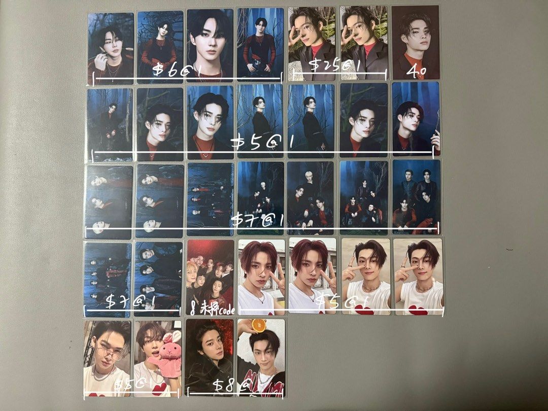 アイドル ENHYPEN WALK THE LINE Trading Card Set enhypen-trading-card-world-