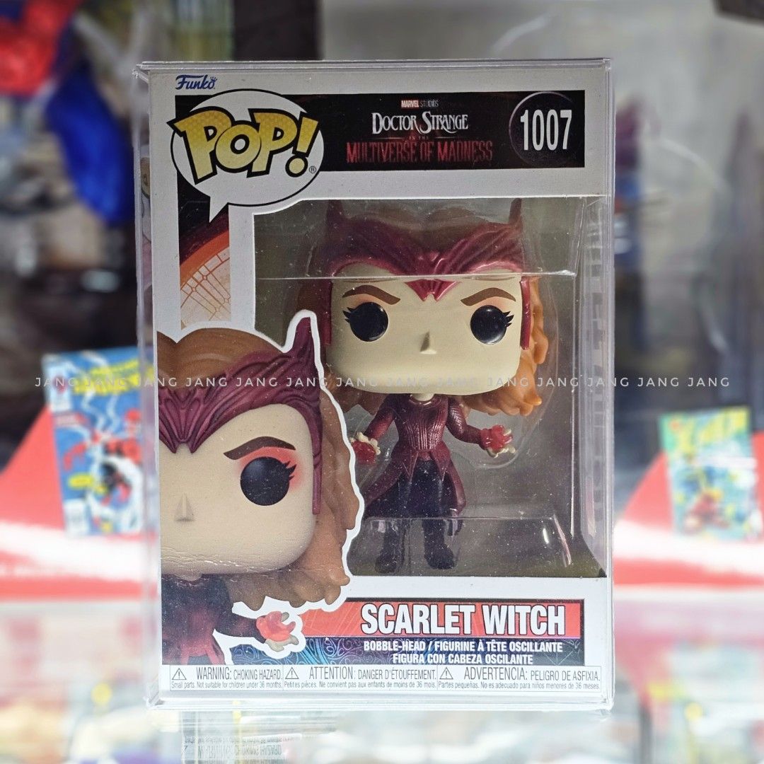 Funko Pop - Wanda Scarlet Witch #1007 (Category: Designer & Blind Box Toys) located in Manila. Submitted by jangfigz (Listing ID 1350028014, Image 1). Description: ⚠️ FOR SALE! ⚠️ Funko Pop - Wanda Scarlet Witch #1007 ✅️ NOOB / Box condition may vary ✅️ prots and sorter boxes are not included 🦇 payment first via BDO ONLY. 🦇 item location - Sta. Mesa, MNL. 🦇 shipping via LBC only (branch pickup / door to door) (no COP / COD)..