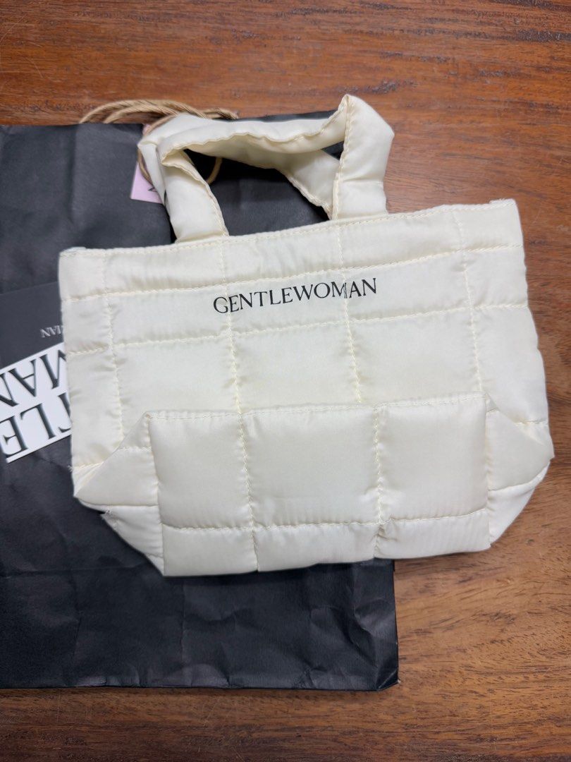 Gentlewoman Bag (Category: Purses & Pouches) located in Quezon City. Submitted by monsdeclutter (Listing ID 1349967294, Image 2). Description: Authentic, bought in store BNWT Actual color may vary (due to lighting and camera settings) Price negotiable but no to lowballing MOP: Gcash MOD: SDD (grab/lalamove) or GGX Note: Strictly payment first before shipping SDD booked by buyer SF shouldered by buyer.