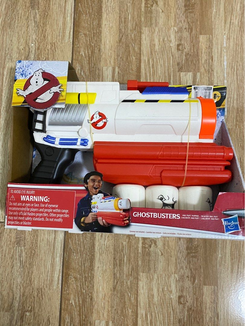 Ghostbusters mini puff popper (Category: Action & Battle Toys) located in Manila. Submitted by bear.finds88 (Listing ID 1350028395, Image 1). Description: Nerf like blaster Brand new Other ghostbusters merch also posted.