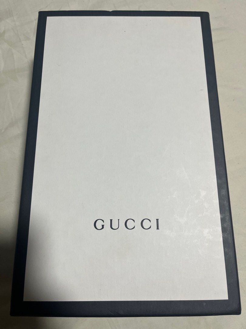 Gucci Sneakers (Category: Sneakers) located in Bulacan. Submitted by shoptodmax (Listing ID 1350023772, Image 1). Description: Stored in Shoe Cabinet Minor flaws (hairline scratches) Complete with box, dustbag and carecards. .