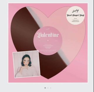 Laufey - Chocolate Strawberry Heart Shaped Vinyl