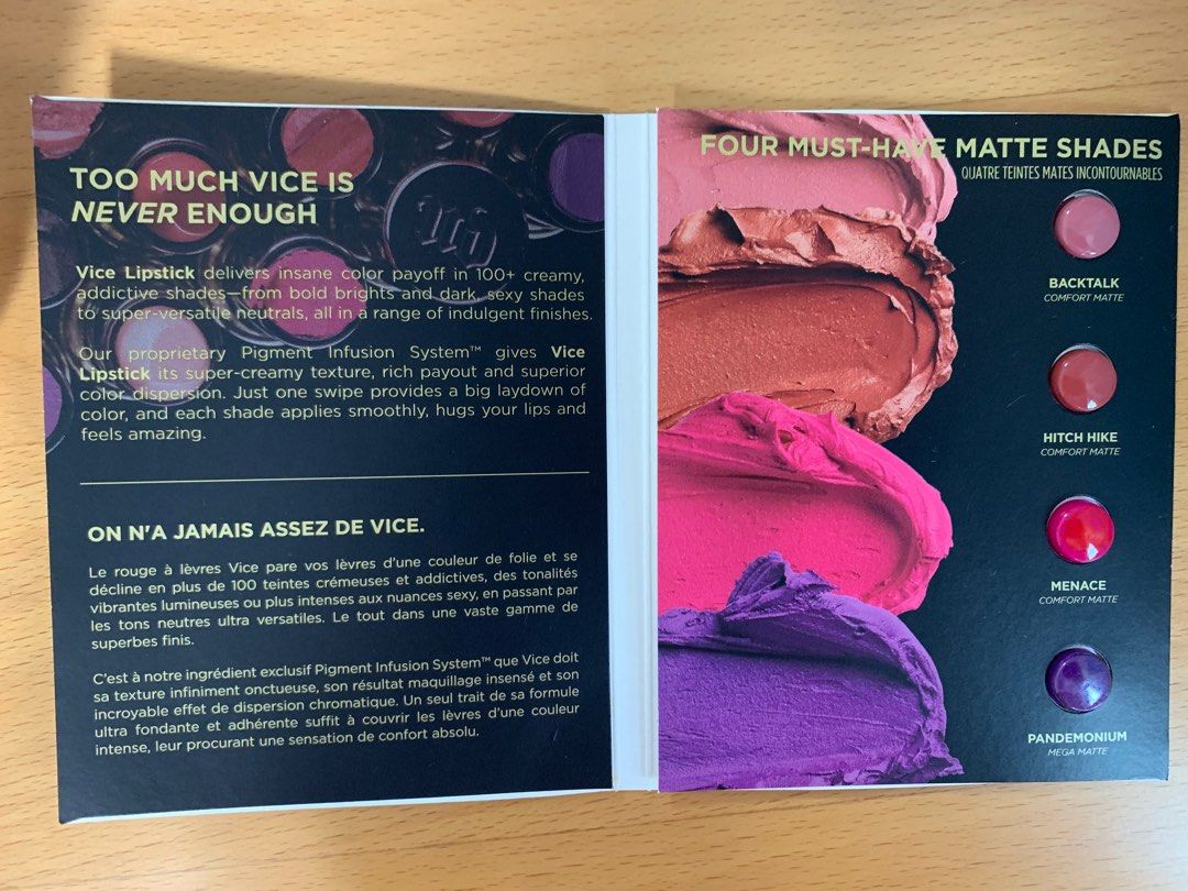 Makeup samples (Category: Makeup) located in Singapore. Submitted by such_joy (Listing ID 1349957520, Image 2). Description: Ilia skin tint sample Urban decay lipstick sample Urban decay makeup pouch All brand new.