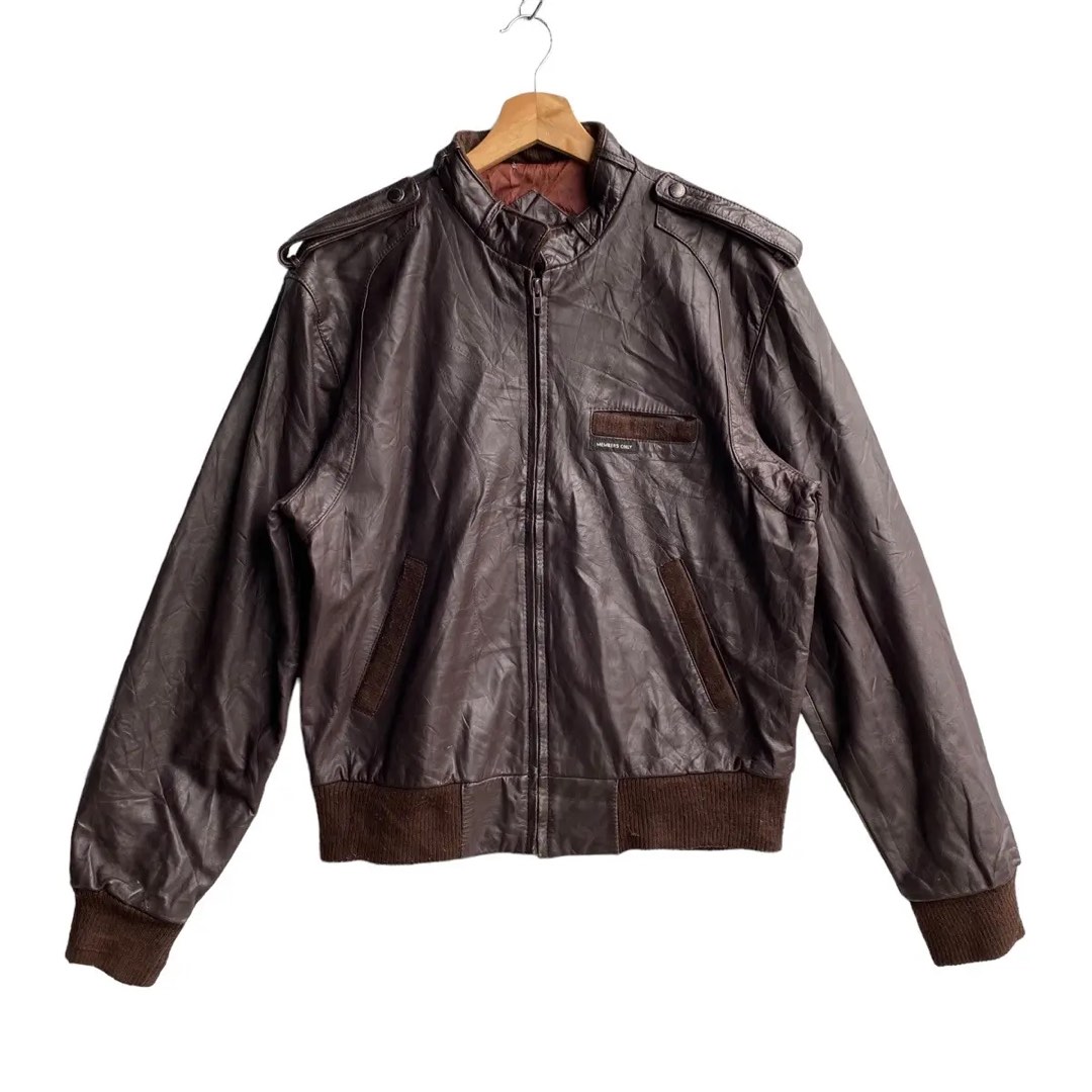 Members Only Leather Jacket, Men's Fashion, Coats, Jackets and ...
