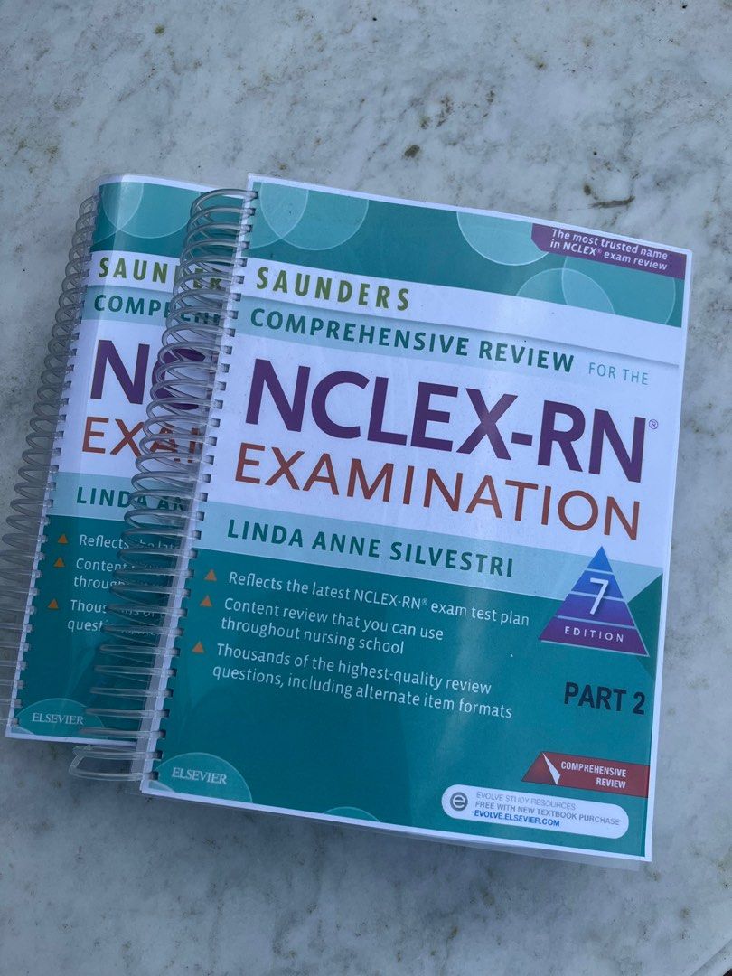 NCLEX Reviewer: Saunder’s 7th Edition (Category: Textbooks) located in Batangas. Submitted by dimaapimar25546 (Listing ID 1349996256, Image 2). Description: selling my nclex reviewer! perfect for those who prefer printed copy than digital copy. extremely helpful as nclex and PNLE reviewer details: - Saunder’s Comprehensive Review 7th Edition - comes in two parts - coil ringbind + Shipping Fee 📍 Batangas City.