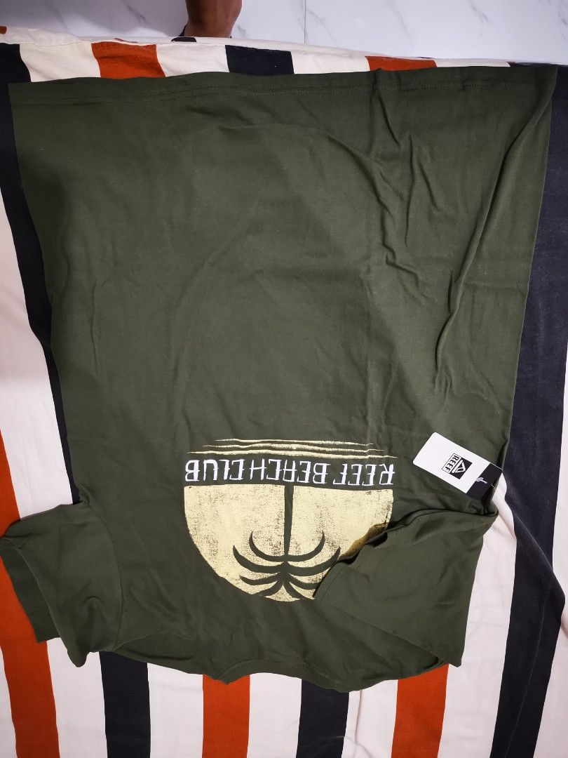 Reef shirt (brand new) (Category: Tshirts & Polo Shirts ) located in Makati City. Submitted by bimmeup (Listing ID 1349993089, Image 1). Description: Reed tshirt Brand new with tag Size L 1m899 fixed + sf.