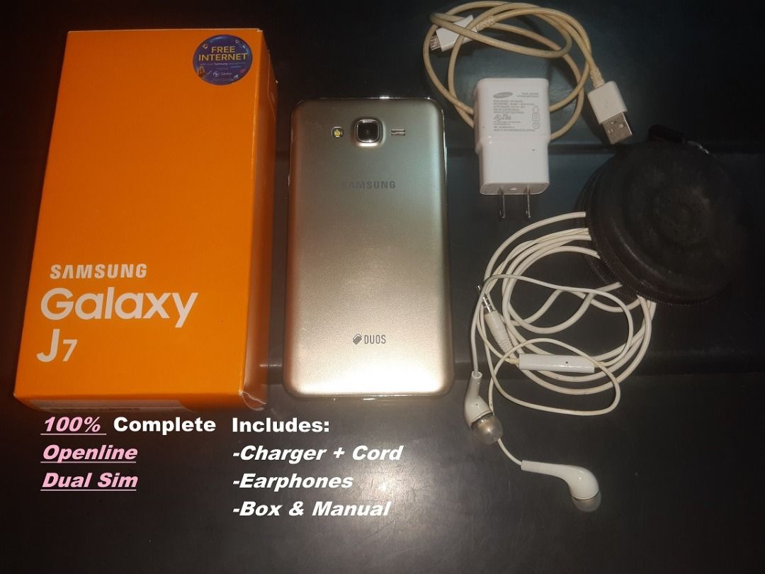 RUSH Complete SET Authentic Samsung Galaxy A30 64Gb J7 (Category: Samsung) located in San Pedro. Submitted by spike_robota (Listing ID 1349939570, Image 3). Description: Sure Buyers Txt Agad to Sched a Meet-Up O9l74--8O5--2O8 _=-+_=-+_ 》A.P600 Samsung Galaxy J7 (2015) 16GB -100% Authentic -Dual Sim -Openline (Pwede sa Globe, Smart & Etc...) -Only 1 Issue: Google Account [Nakalimutan ko what google account ang ginamit] -Never Repaired Includes: -C