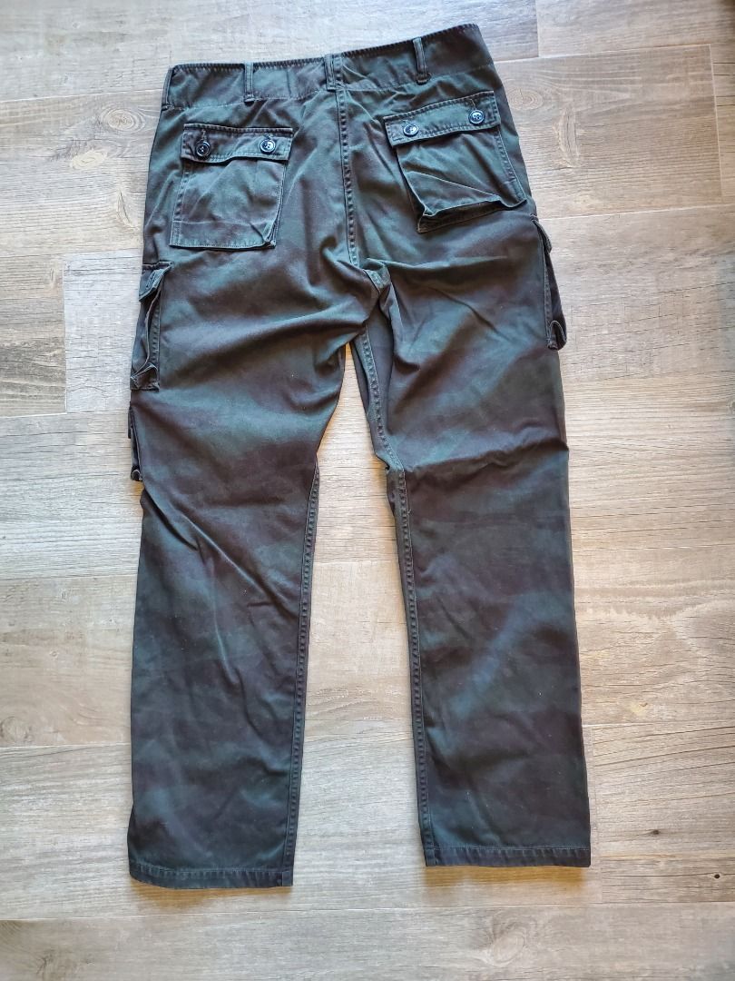 The Real Mccoy's TIGER TROUSERS / BLACK OVER-DYE, 男裝, 褲＆半截裙