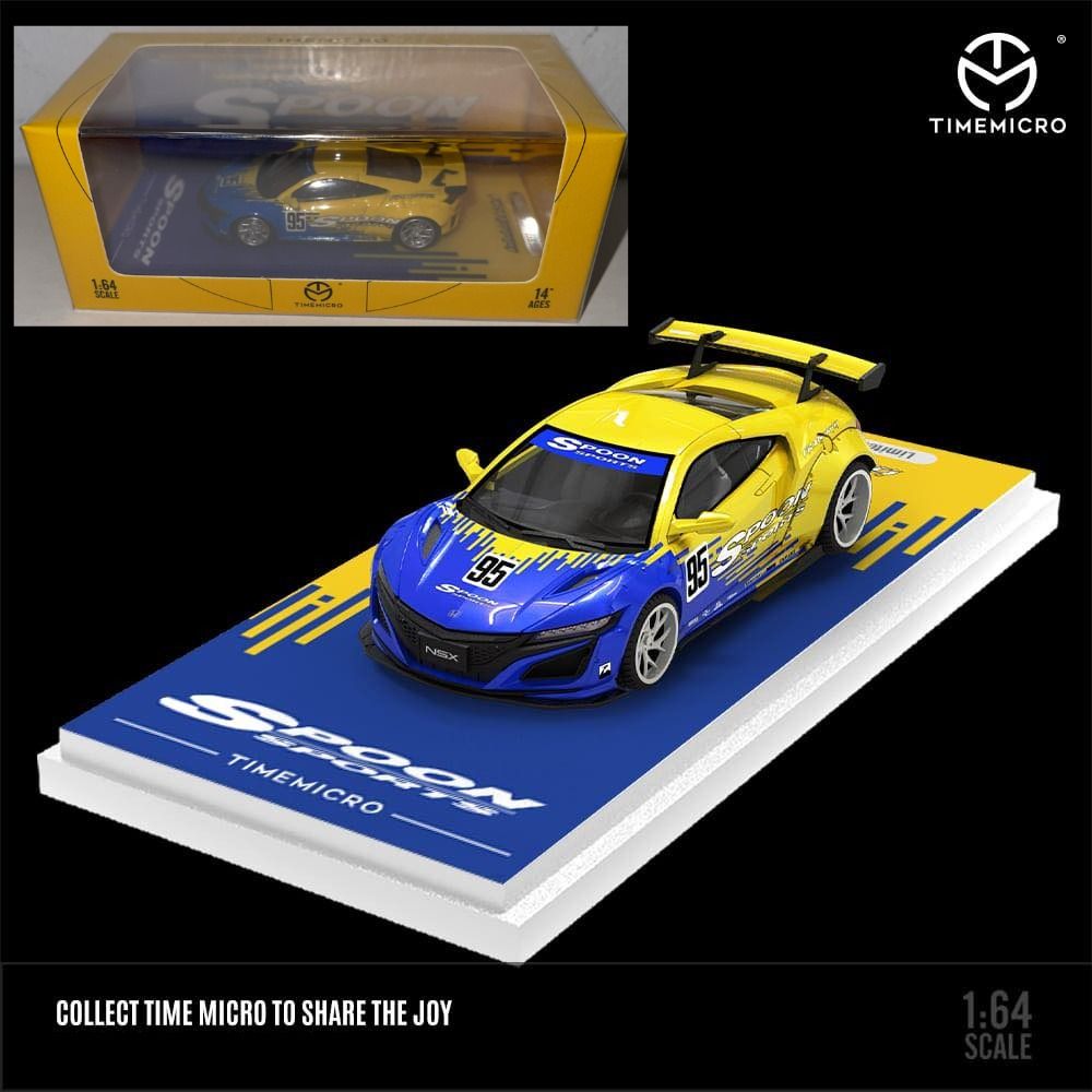 Time Micro 1/64 Scale Spoon LB Honda NSX Die-cast Car, Hobbies & Toys ...
