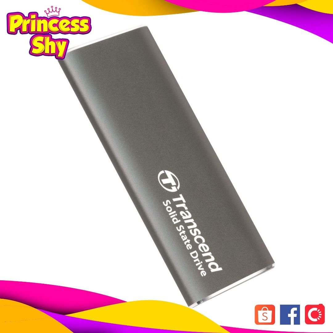 Transcend ESD265C 1TB USB 3.2 Type C Portable SSD External Solid State Drive TS1TESD265C (Category: Hard Disks & Thumbdrives) located in San Juan City. Submitted by princessshyph (Listing ID 1349935851, Image 1). Description: ESD265C Portable SSD Transcend's ESD265C is a portable solid-state drive featuring a sturdy metallic case in iron gray, unparalleled USB 10Gbps transfer rates, and a USB Type-C port. But most importantly the ESD265C only wei
