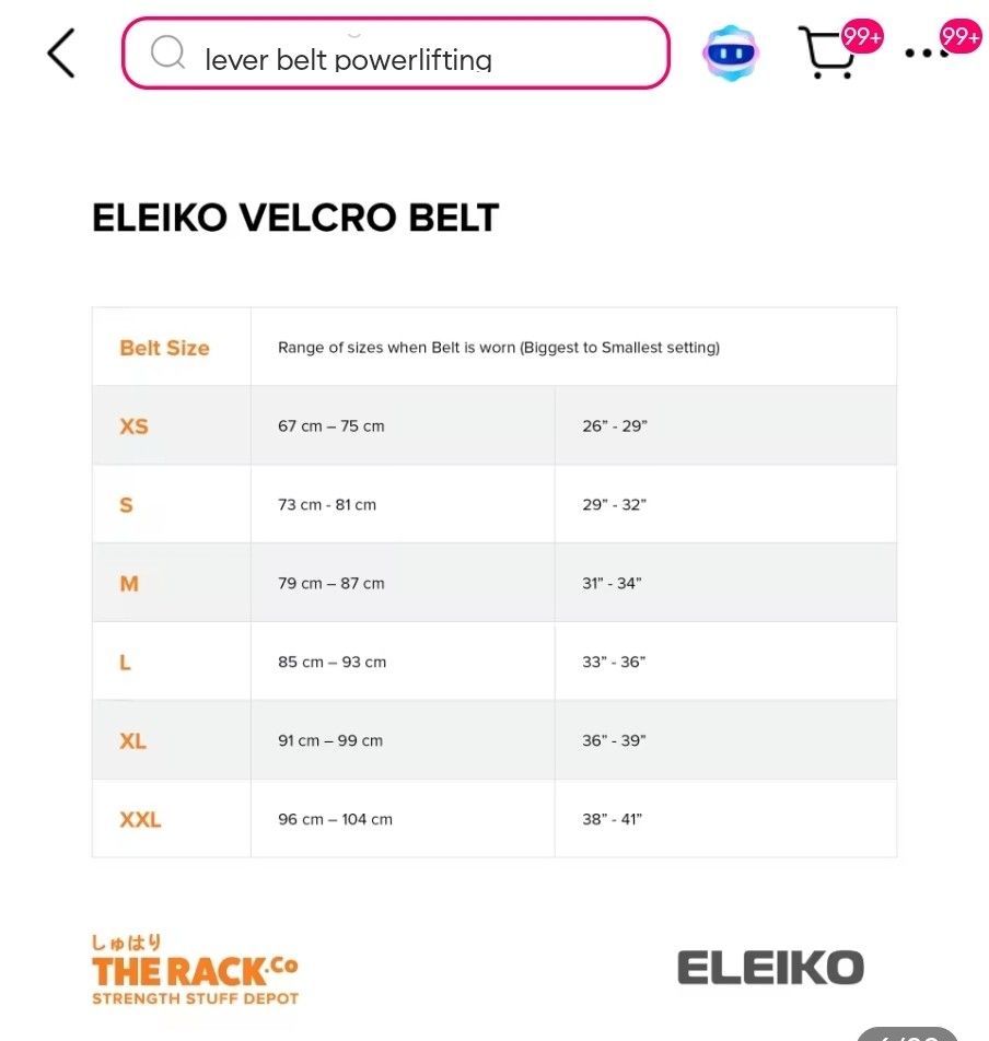 Available: Eleiko Weightlifting belt (Category: Braces, Support & Protection) located in Alfonso. Submitted by e.llabres (Listing ID 1350020404, Image 2). Description: bought in the purple App. see pic for details Eleiko hybrid belt brand new large size RFS, already both medium PM for more info.