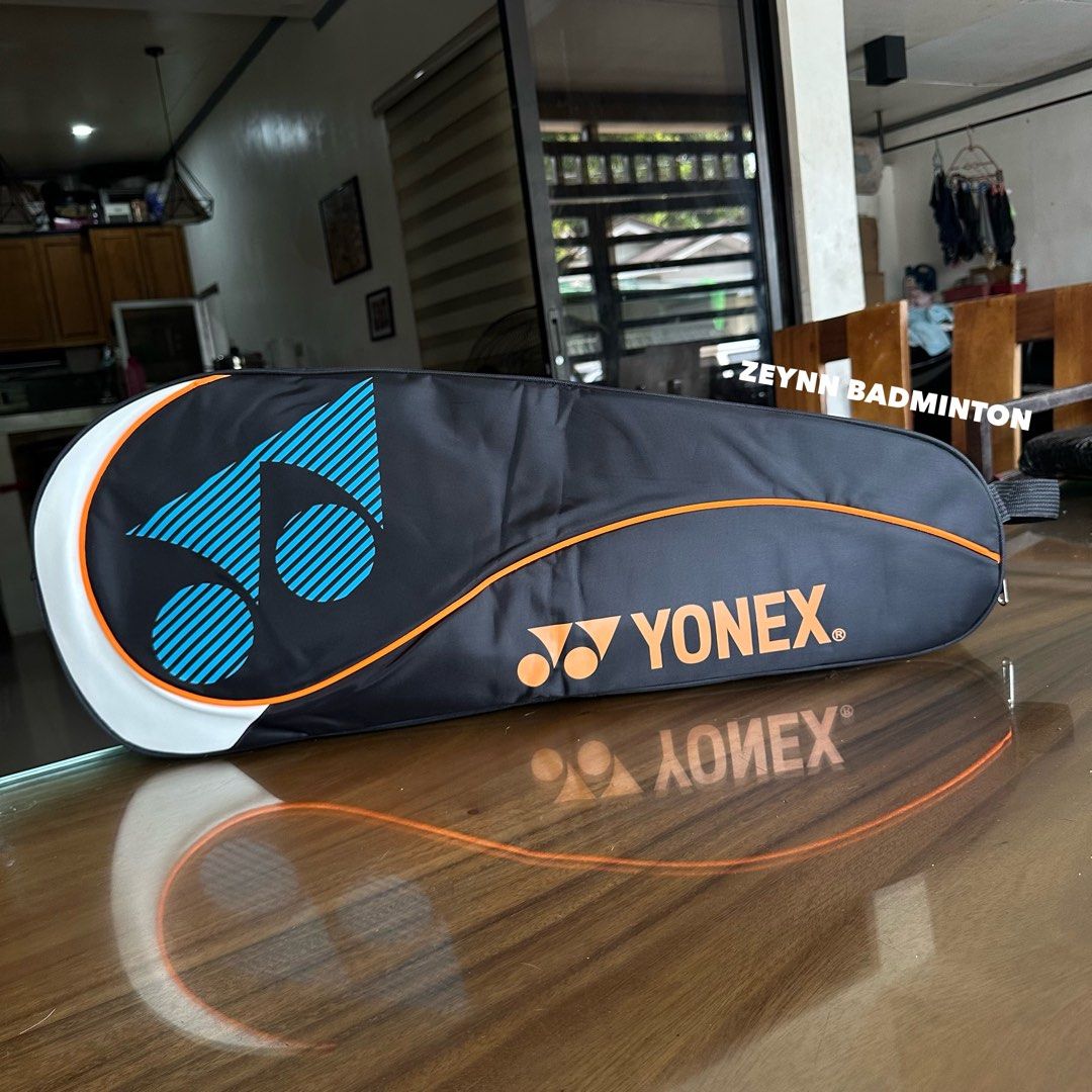 Yonex Badminton / Tennis Bag (Category: Racket and Ball Sports) located in Manila. Submitted by lvespinaa (Listing ID 1349925843, Image 1). Description: Onhand ‼️ Yonex Badminton / Tennis Bag - Black - Brandnew - Material : PU Leather - Has a shoes compartment - up to 2 to 3 rackets Size : Length 70cm X Width 28cm X Height : 18cm Price : ₱1000 Shipping / Delivery Fee Is Not Included! Location : Las Piņas - We are open for pick up & delivery Don’t