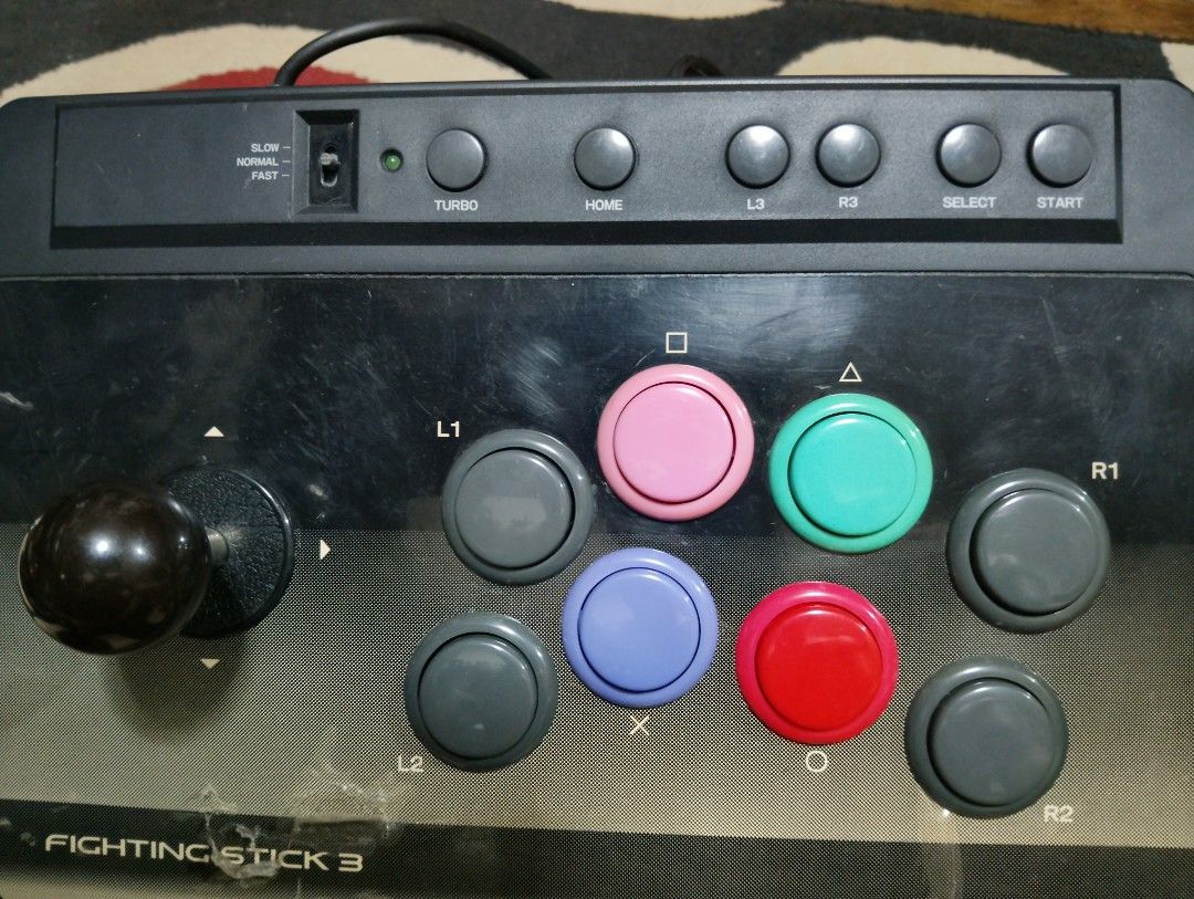 hori ps3 arcade stick (Category: Controllers) located in Manila. Submitted by boyhet.thrift15 (Listing ID 1350215067, Image 2). Description: arcade stick gud condition Hori ps3 fighting stick /ps3/4/pc selling 2,500.