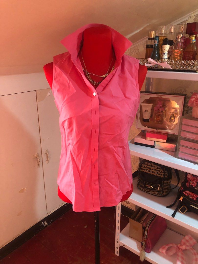 Sleeveless summer (Category: Blouses) located in Las Pinas. Submitted by juuzzmeeh2021 (Listing ID 1350132608, Image 1). Description: Cute pink blouse.