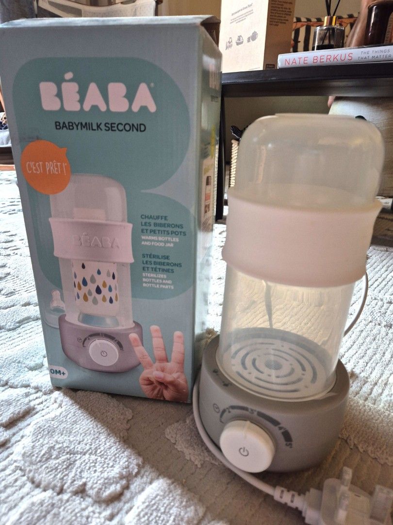 Beaba Babymilk Second Baby Bottle Warmer (Category: Breastfeeding & Bottle Feeding) located in Paranaque City. Submitted by nik_dc (Listing ID 1350145383, Image 1). Description: brand new, just opened then stored payment via gcash shipping c/o buyer.