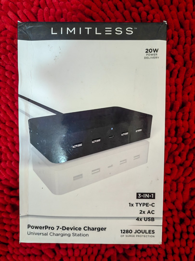 Brand new Original Limitless PowerPro 7device Charger Universal
