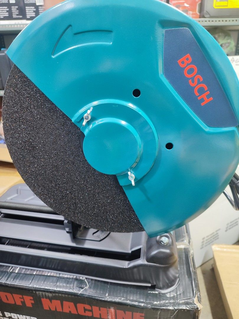 Branded BOSCH Cut off Machine 355MM 2500W (Category: Construction Tools & Equipment) located in Manila. Submitted by nadlor30 (Listing ID 1350182944, Image 2). Description: ‼️DIRECT WAREHOUSE‼️✓Complete Accessories✓Heavy Duty / Durable✓High Quality Brand New✓FREE Service Warranty(Power Tools & Machine Only)✓We Issued Receipt for your Guaranteed•••✓Fair & Affordable Price✓We Accept BULK Orders to Avail Discounts(Wholesale Price Min of 5PCS).
