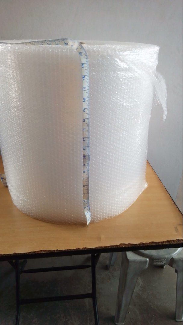 Bubble wrap (Category: Cleaning Tools & Supplies) located in Singapore. Submitted by risingbread (Listing ID 1350143779, Image 3). Description: Bubble wrap for packing and shifting fragile furniture. Slightly less than 15 inches in diameter, price negotiable. Preferred pick up location in Choa Chu Kang..