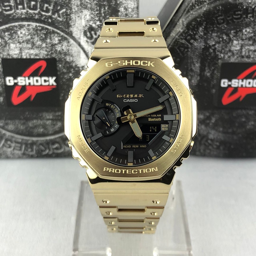 Casio Octagonal Casio G-Shock Analog-digital Octagonal Bezel Series GM-B2100GD-9, Men's ...