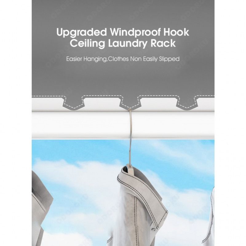 Ceiling Wall Mounted Laundry Rack65073576047489114