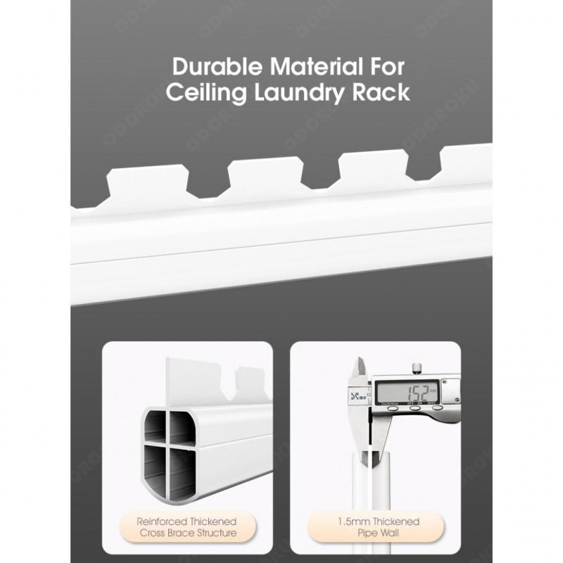 Ceiling Wall Mounted Laundry Rack65073576047489117