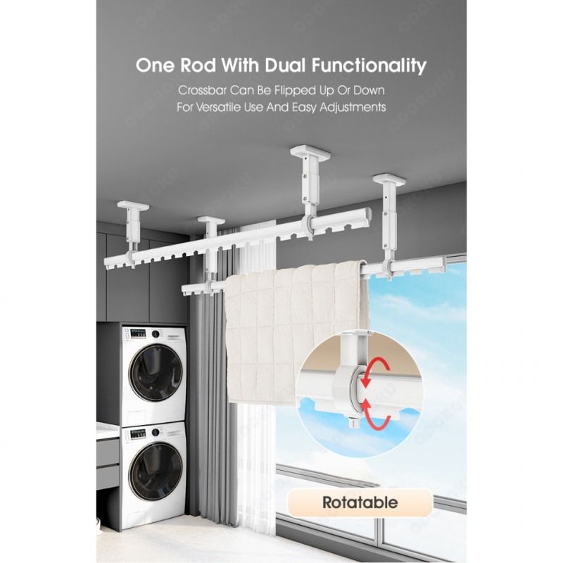 Ceiling Wall Mounted Laundry Rack