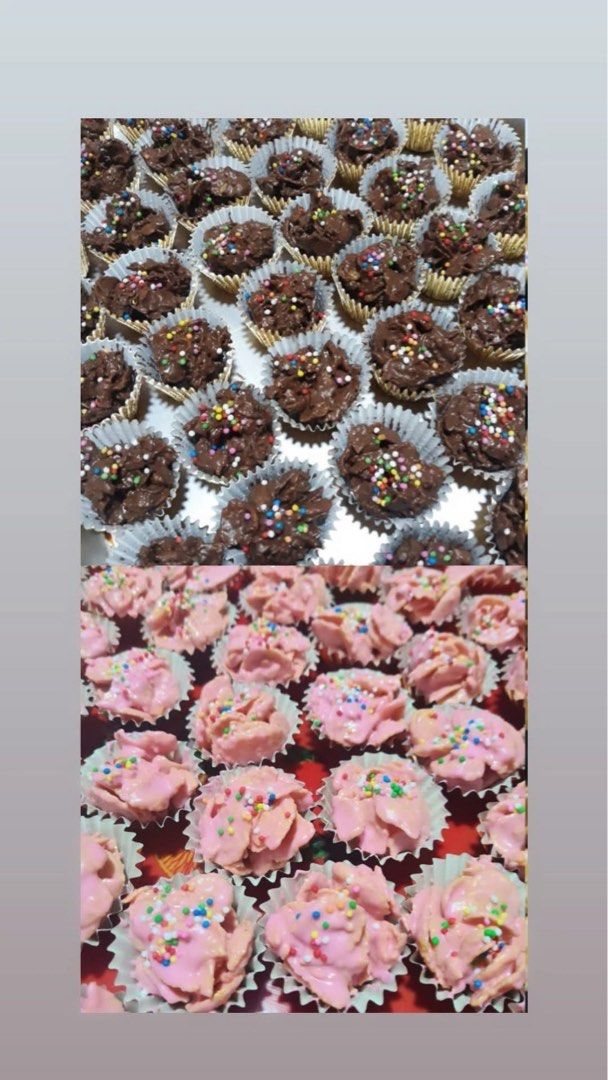 Cornflakes (Category: Homemade Bakes) located in Singapore. Submitted by nrstreet (Listing ID 1350179682, Image 3). Description: OPEN ORDERS FOR HARI RAYA 2025 🎆 Chocolate & strawberry 🍓🍫 1 for $15, 2 for $28. View our fb page to see feedback from customers . #Hariraya #Eidmubarak #cornflakes #cookies .