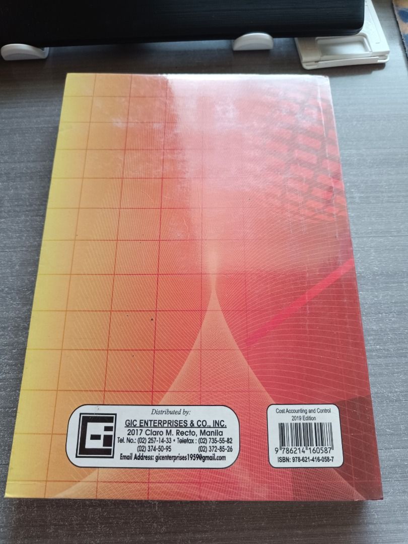 Cost Accounting & Control by Norma D. De Leon et al (2019 edition ...