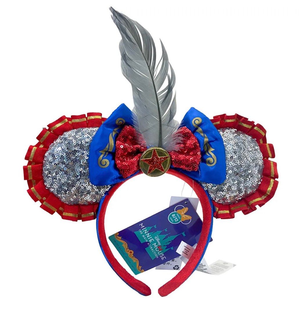 Disneyland Minnie Mouse Headband (Category: Hair Accessories) located in Paranaque City. Submitted by msurfer (Listing ID 1350221616, Image 2). Description: Disney Dumbo Edition Gift Headband Minnie Mouse The Main Attraction LIMITED EDITION Mouse Ears Headband Mickey Disneyland Disneyworld HANDMADE Feather Description : 100% Brand New Size: One Size Suit Most Kids or Adult. .