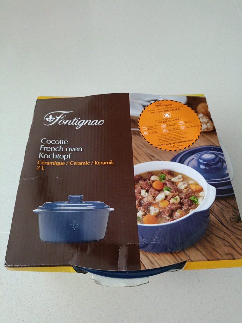 Cocotte En Fonte Noire Fontignac 22 Cm - Compatible Induction - Occasion