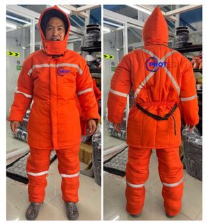 Freezer, parka, thermal, cold storage jacket and pants