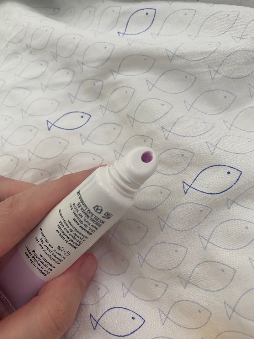 Glossier Lavender Balm Dotcom (used twice) (Category: Face Care) located in Mandaluyong City. Submitted by deardolphin (Listing ID 1350119663, Image 2). Description: LIKE NEW glossier lavender balm dotcom Used TWICE AUTHENTIC bought from glossier website last december Rfs: impulse buy, already have different lip balms 😭 .
