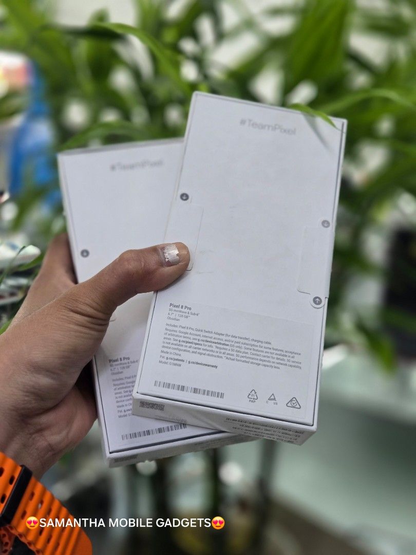 Google Pixel 8 Pro 128gb US Variant Openline Snapdragon (Category: Google Pixel) located in Manila. Submitted by lenweltong05295 (Listing ID 1350118023, Image 3). Description: Google Pixel 8 Pro 128gb Openline US Variant Snapdragon Brandnew Sealed with Warranty Onhand Stock.