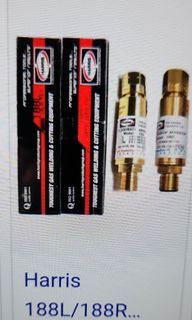Harris regulator welding set and arrestor