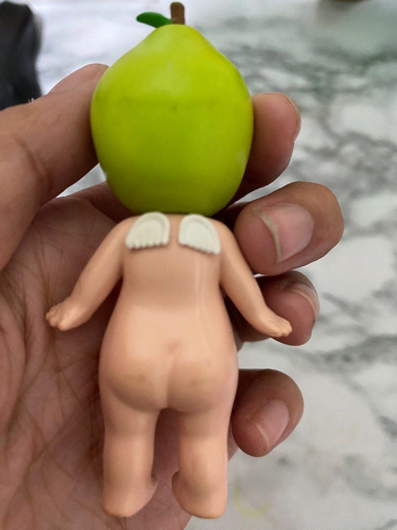 SONNY ANGEL PEAR (Category: Designer & Blind Box Toys) located in Manila. Submitted by cleobylala (Listing ID 1350206852, Image 2). Description: Pear - ₱150 — may dumi sa head and butt kindly see pics ! mod: lalamove/jnt direct mop: gcash/maya loc: north caloocan take note ! — these bebis are NOT dupe. they're og..