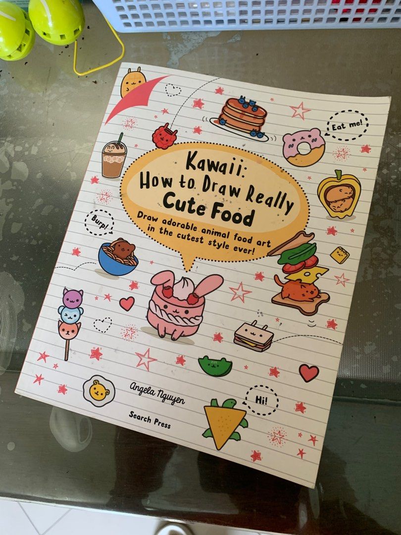 Kawaii how to draw really cute food book art instructional, Hobbies ...