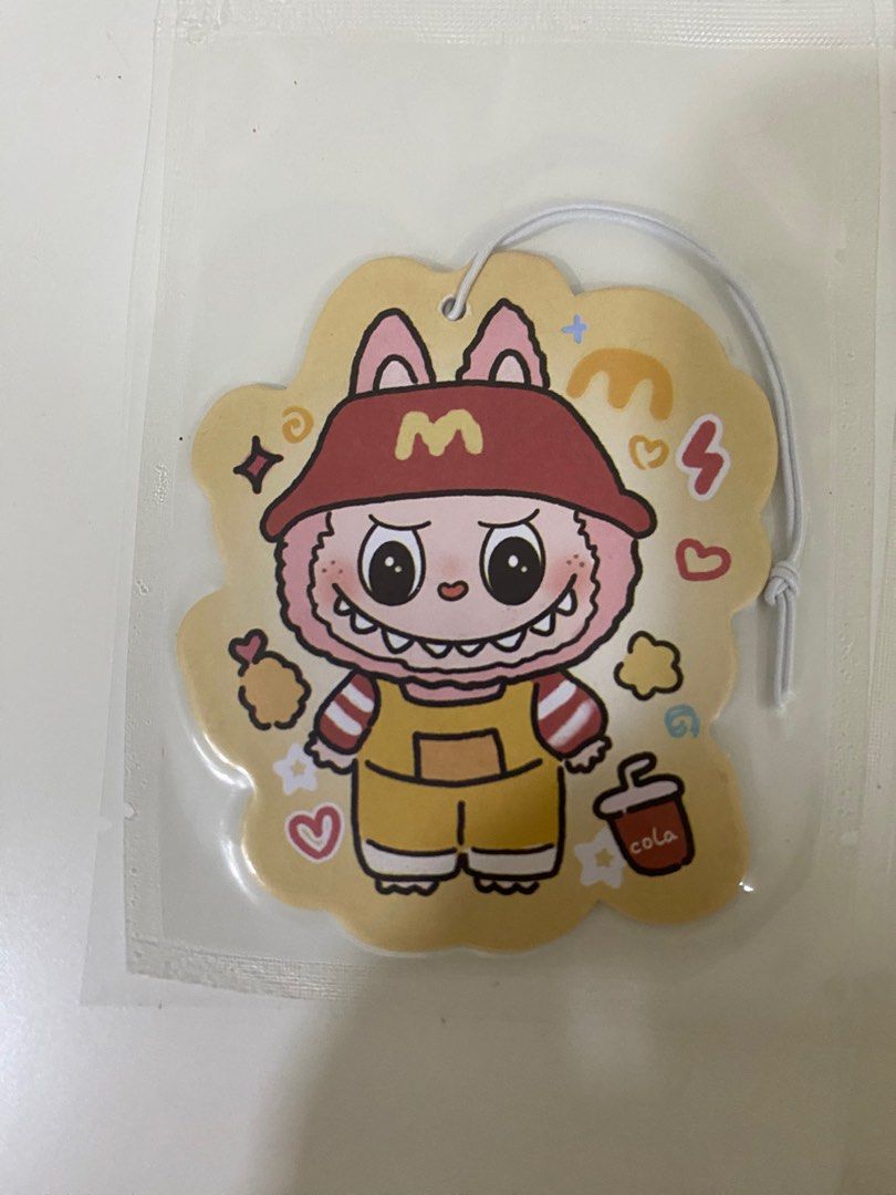 Labubu keychain (Category: Character Goods) located in Pasig City. Submitted by declutter890 (Listing ID 1350164316, Image 2). Description: Selling for 100 each.