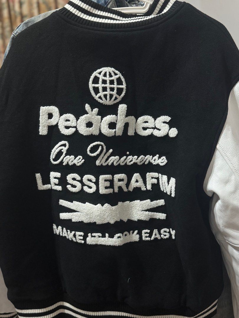 LE SSERAFIM x Peaches.] VARSITY JACKET XL, 他的時尚, 外套
