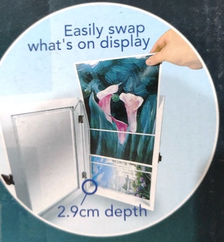 LED Display Frame, A4 (As-Is) (Category: Frames & Pictures) located in Quezon City. Submitted by mondy_mond (Listing ID 1350111367, Image 2). Description: Reason For Selling (RFS): De-cluttering This LED Display Frame, A4 (As-Is)... *Can hold multiple family pictures, school/work certificates, kiddie artworks, etc. *Can also display certain 3D personal keepsakes *Can be hanged vertically (portrait) & horizontally (landscape) in the living room, b