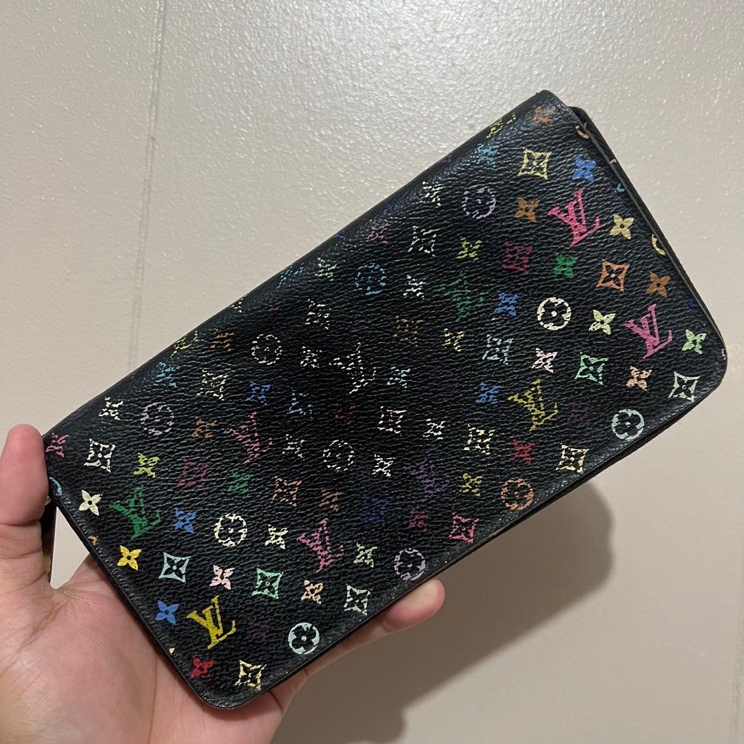 Louis Vuitton Multicolor Black Wallet (Category: Luxury Bags & Wallets) located in Manila. Submitted by riverarome (Listing ID 1350185590, Image 1). Description: LV MULTICOLOR WALLET Authentic 7/10 condition exterior 9/10 interior 6800 only Manila Area .