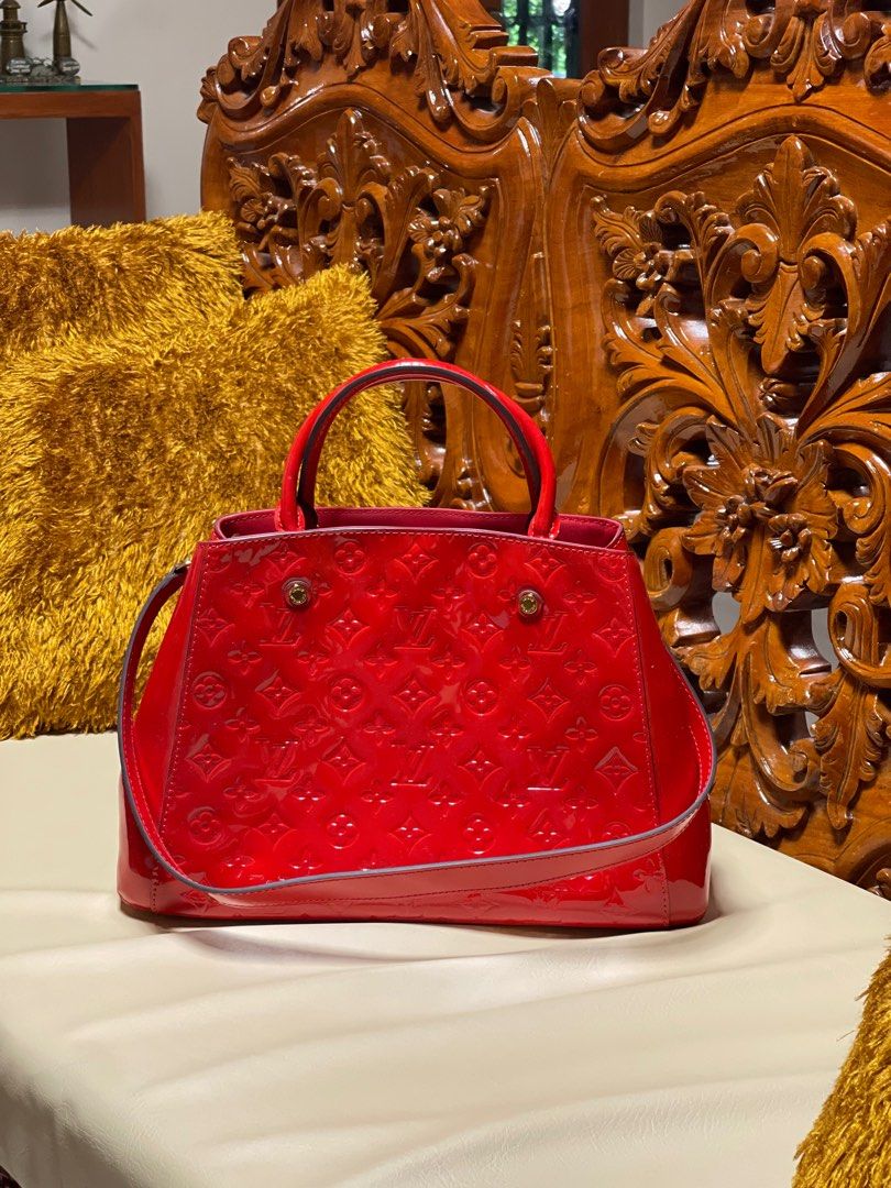 Louis Vuitton Vernis Montaigne (Category: Luxury Bags & Wallets) located in Cavite. Submitted by acdcdg (Listing ID 1350127958, Image 1). Description: All details on the photos NGA.