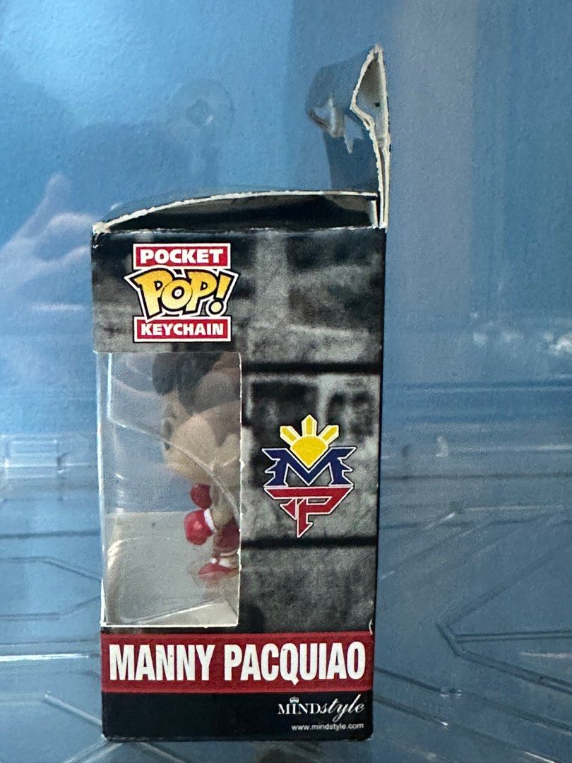 Manny Pacquiao Funko keychain (Category: Vintage Collectibles) located in Manila. Submitted by chu95187 (Listing ID 1350126081, Image 2). Description: Manny Pacquiao Funko keychain Mint NOOB (check photos first) Price: 1,000 only (lowest in the market) Payment via GCash or GoTyme only. Delivered via any motorbike courier, buyer's risk and expense..