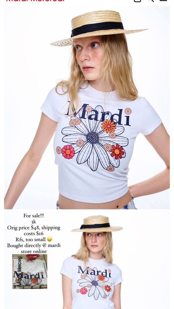 Mardi Cropped Shirt Slim fit (Category: Shirts) located in Paranaque City. Submitted by bellabloom31 (Listing ID 1350141283, Image 2). Description: Brandnew Bought directly at mardi store online Rfs, too small.