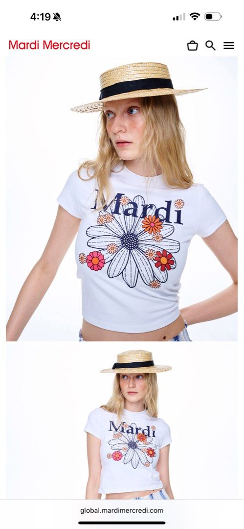 Mardi Cropped Shirt Slim fit (Category: Shirts) located in Paranaque City. Submitted by bellabloom31 (Listing ID 1350141283, Image 1). Description: Brandnew Bought directly at mardi store online Rfs, too small.
