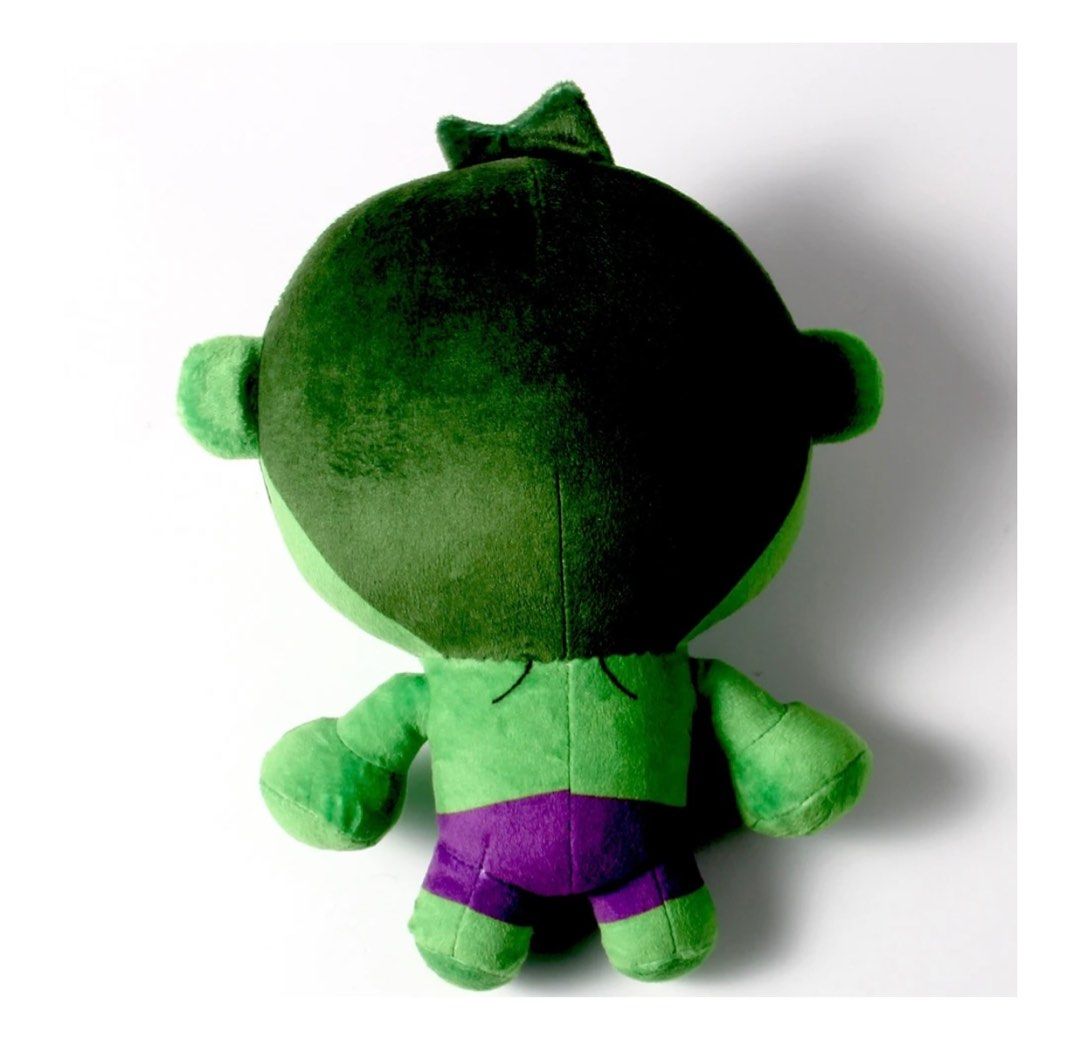 Marvel Hulk Plush Toy by Miniso (Category: Plushies & Soft Toys) located in Mandaluyong City. Submitted by urgifted (Listing ID 1350086299, Image 2). Description: Your favorite superhero, Hulk, doesn’t know how to surrender in a fight against evil. Make sure to grab this cute but powerful plush toy for your little superhero fans. • Approx 25 cm tall • Kindly ask for availability as stocks may come and go. .