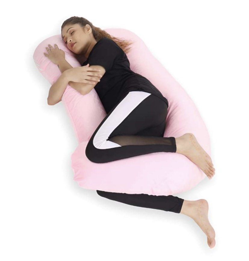 Bloom Maternity Pillow (Category: Maternity Care) located in Pasig City. Submitted by littleryenstreasures (Listing ID 1350120448, Image 3). Description: Bought this for 2k plus Bloom Maternity Cuddle Pillow With Case – Pink A comfy, must-have pillow for the mom-to-be. - Pillow is made with foam - Cover is made of cotton - Supports hips and tummy for a better night’s sleep - Allows multiple positions: belly basic, donut deluxe, the swirl, back to